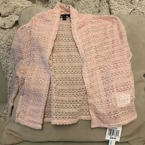 Sequin hearts girls sweater
